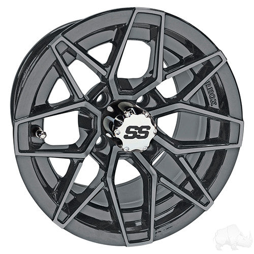 RHOX RX380, Gun Metal, 12x7 ET-25