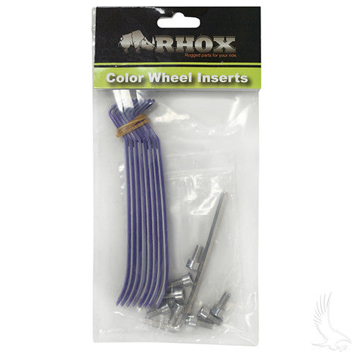 RHOX Color Wheel Insert, Purple, Bag of 8 for RX150 Series Wheels