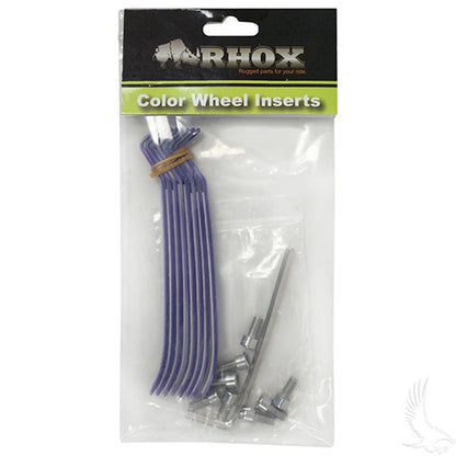 RHOX Color Wheel Insert, Purple, Bag of 8 for RX150 Series Wheels