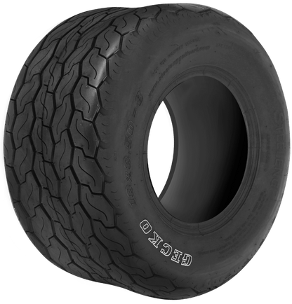 STEELENG 18″x8.5″-8″ GECKO Street Tire (White Letter Version)