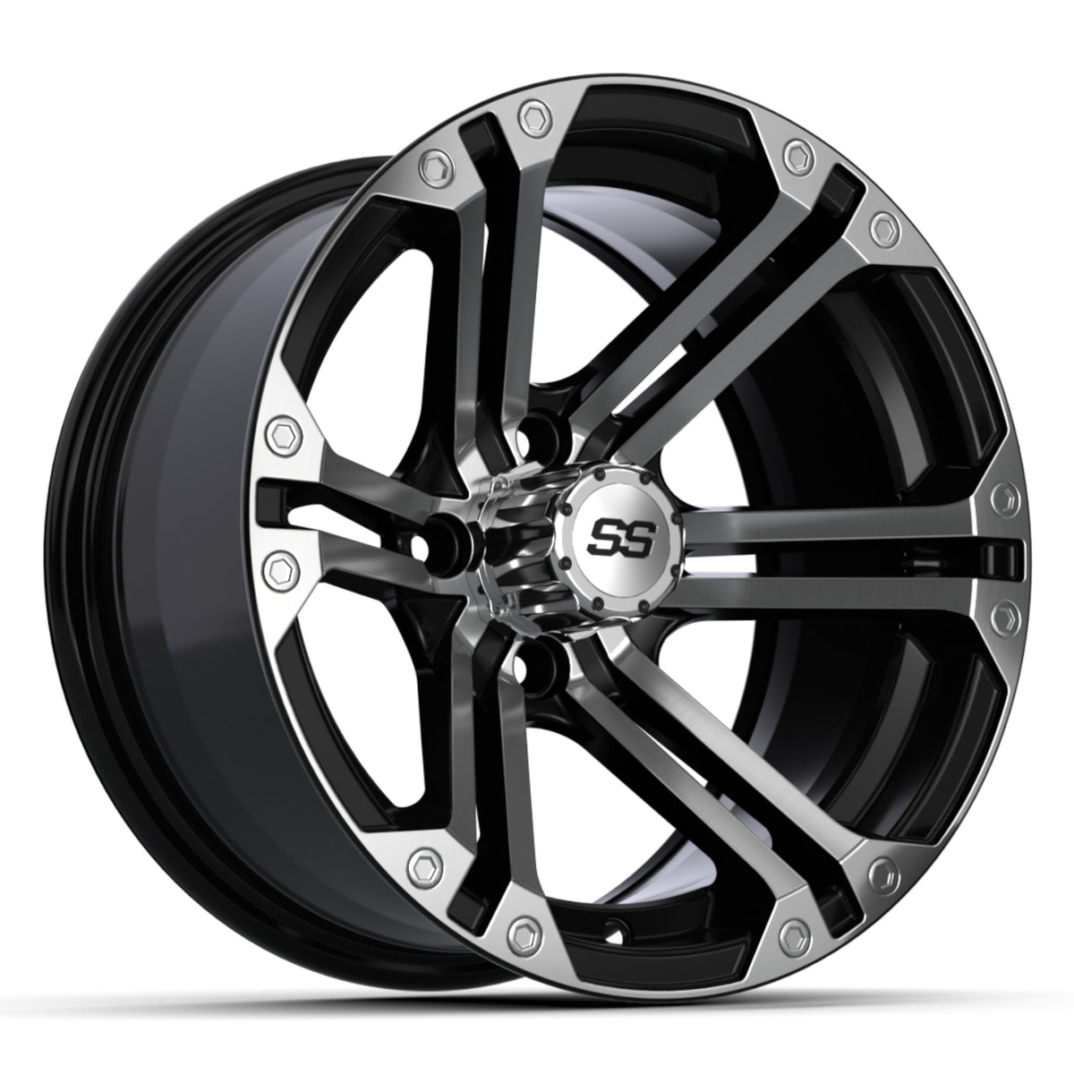 GTW Specter 14x7 Machined Black Wheel