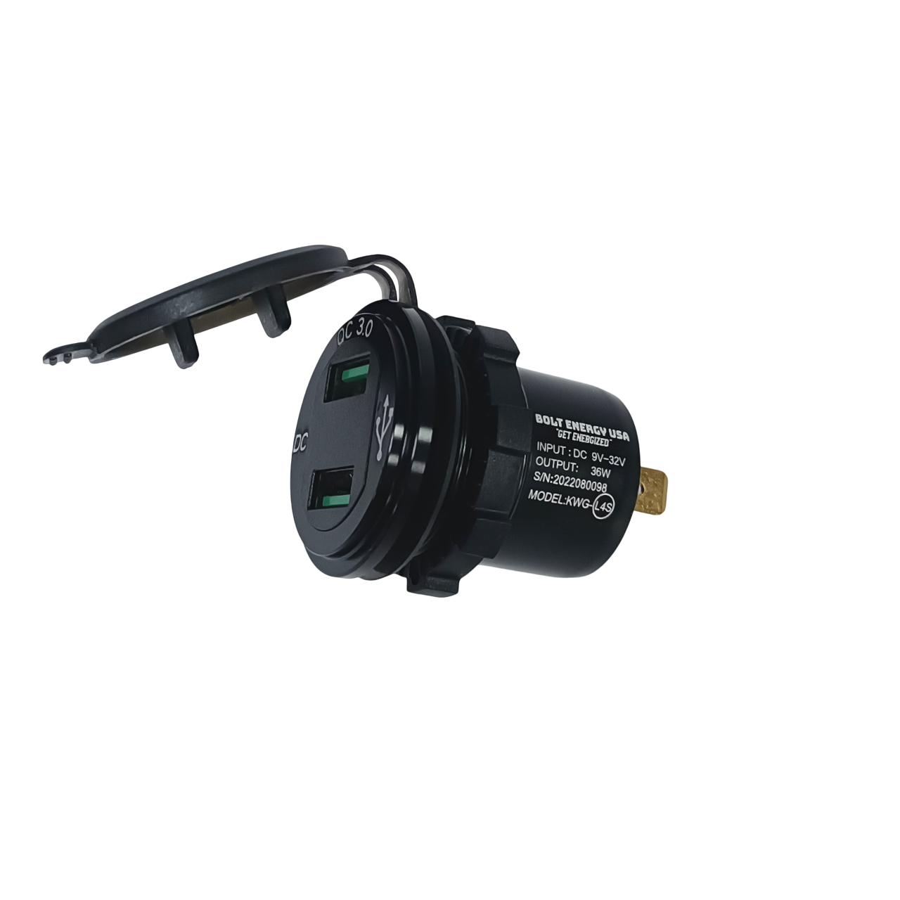 High Speed Dual USB Charger Heavy-Duty 12V Power Port