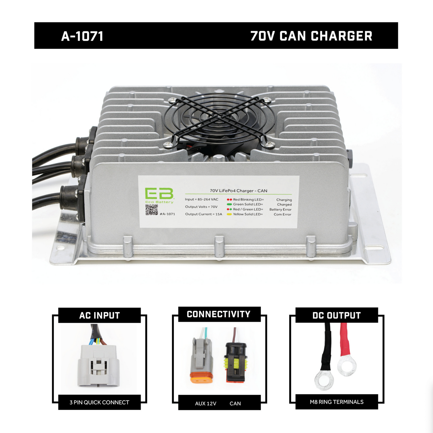 70V CAN Charger (Quick Connect)