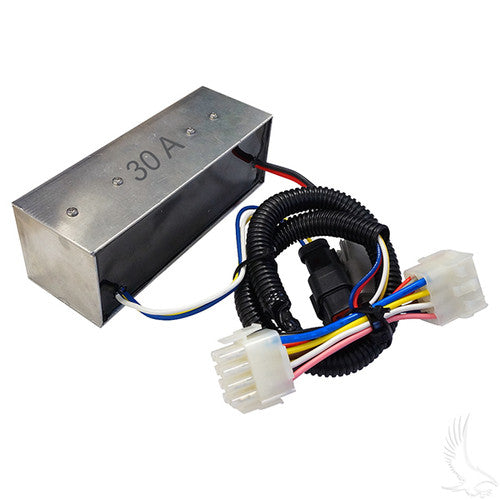 Voltage Reducer, 36V-48V to 30A, Club Car Precedent 08.5+