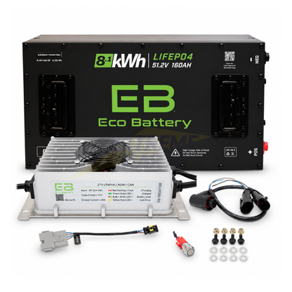 Eco Battery 48v 160ah Lithium Bundle Kit - Select your Cart