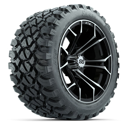 Set of (4) 14 in GTW Omega Wheels with 23x10-14 Duro Desert All-Terrain Tires