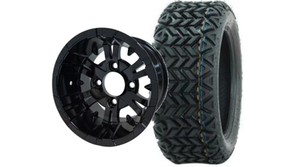 WH1019 10" Vampire - Black and TR1007 20" X10 -10 DOT All Terrain Tire