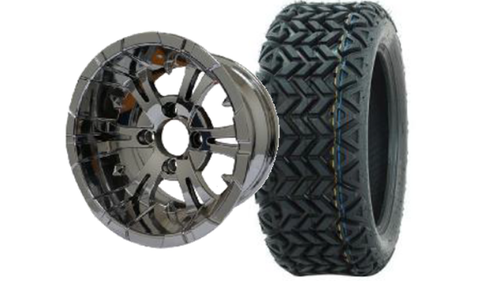 WH1019 10" Vampire - Black and TR1007 20" X10 -10 DOT All Terrain Tire