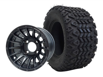 WH1028 10" Medusa - Gunmetal and TR1007 20" X10 -10 DOT All Terrain Tire