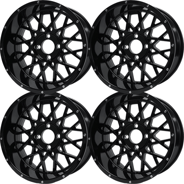 SGC 15″ Venom – Glossy Black Wheel – Aluminum Alloy (SET of 4