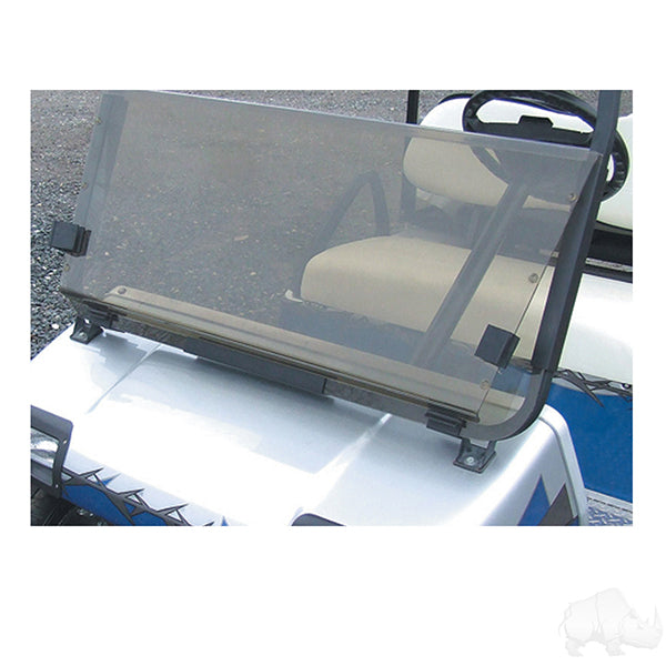 Club Car New Style 00+  Tinted 2 Piece Folding Windshield