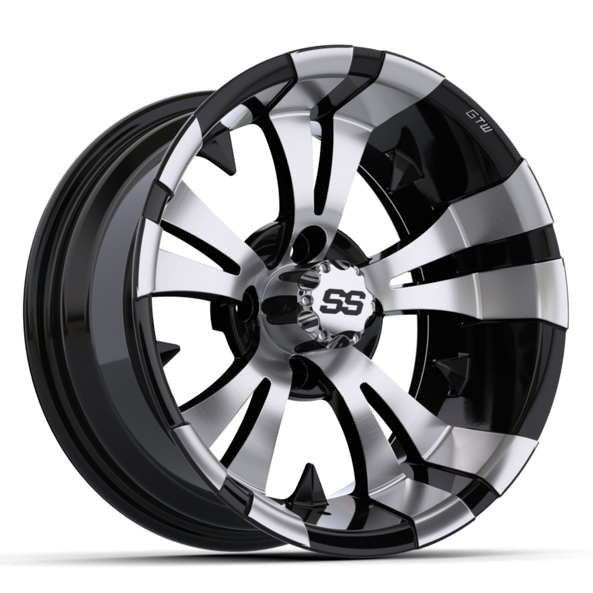 GTW Vampire 14x7 Machined Black Wheel