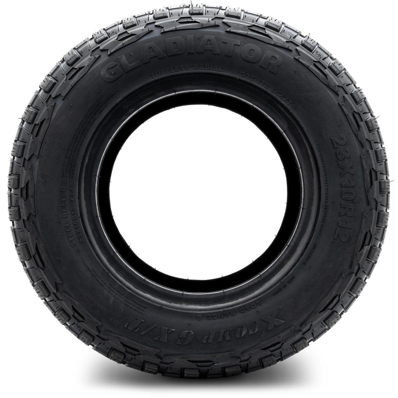 XCOMP Gladiator Street Tire 23X10R12 - Set of 4
