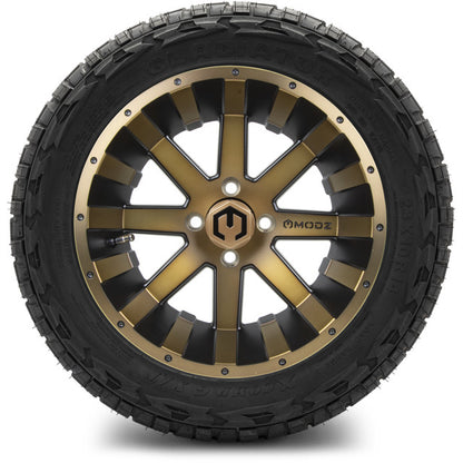 14" MODZ Assault Matte Bronze - Tire and Wheel Combo