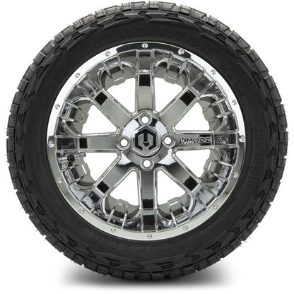 14" MODZ Assault Chrome - Tire and Wheel Combo