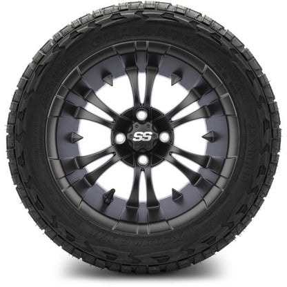 14" MODZ Vampire Matte Black - Tire and Wheel Combo