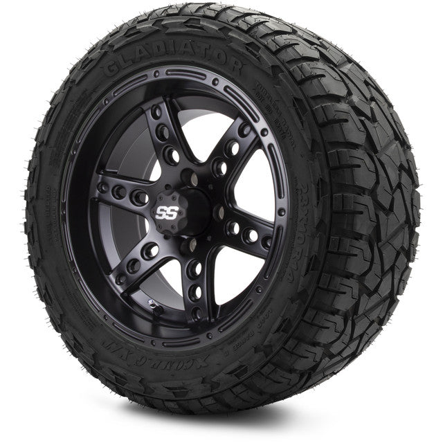 14" MODZ Reef Matte Black - Tire and Wheel Combo
