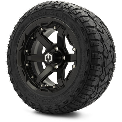 14" MODZ Gladiator Matte Black - Tire and Wheel Combo