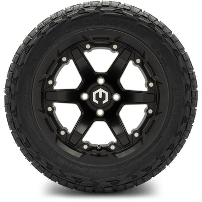 14" MODZ Gladiator Matte Black - Tire and Wheel Combo