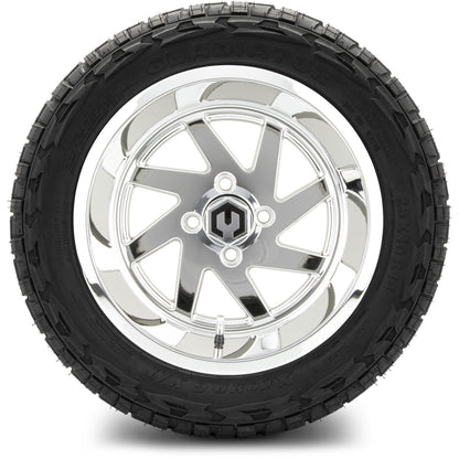 14" MODZ Fury Chrome - Tire and Wheel Combo