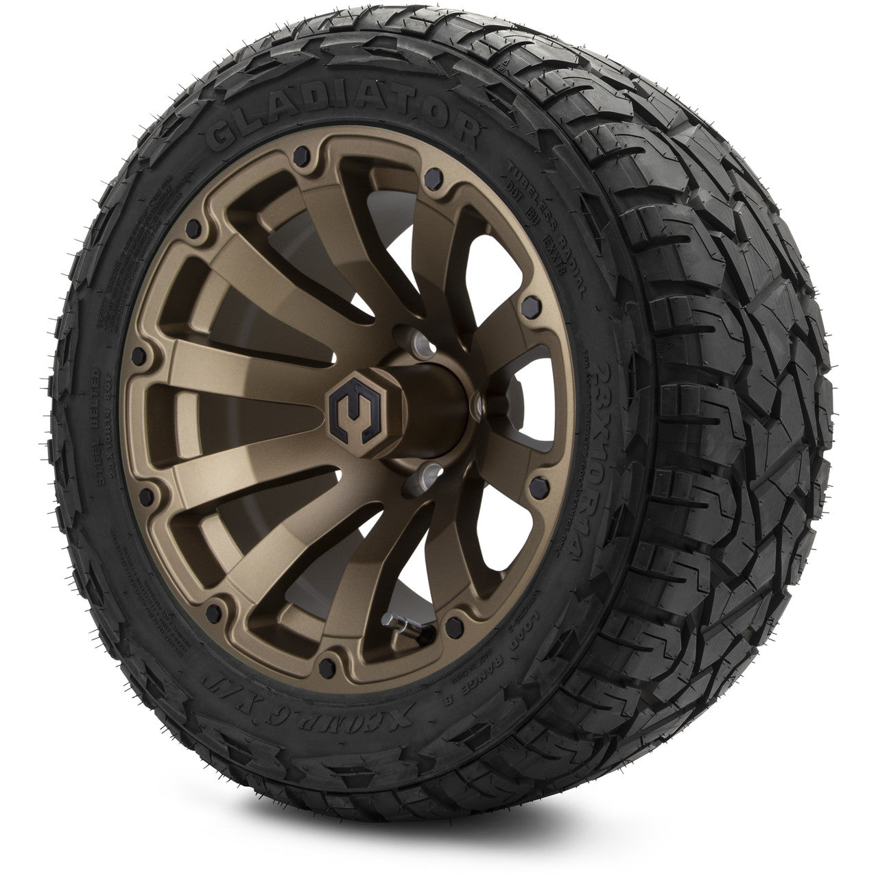 14" MODZ Bomber Matte Bronze - Tire and Wheel Combo
