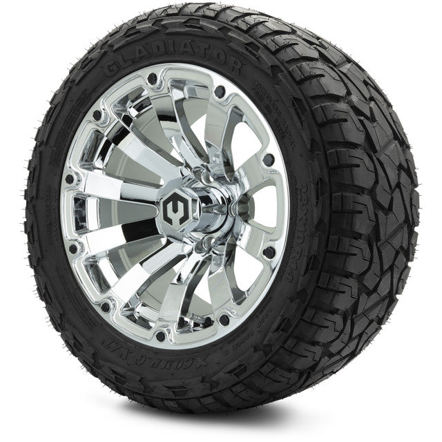 14" MODZ Bomber Chrome - Tire and Wheel Combo