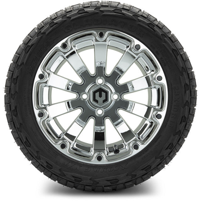 14" MODZ Bomber Chrome - Tire and Wheel Combo