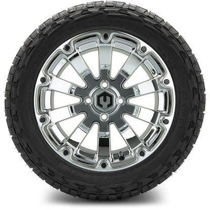 14" MODZ Bomber Chrome - Tire and Wheel Combo