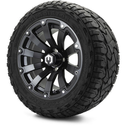 14" MODZ Bomber Matte Black - Tire and Wheel Combo