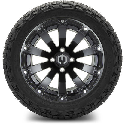 14" MODZ Bomber Matte Black - Tire and Wheel Combo