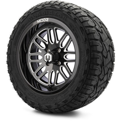 14" MODZ Mayhem Glossy Black - Tire and Wheel Combo