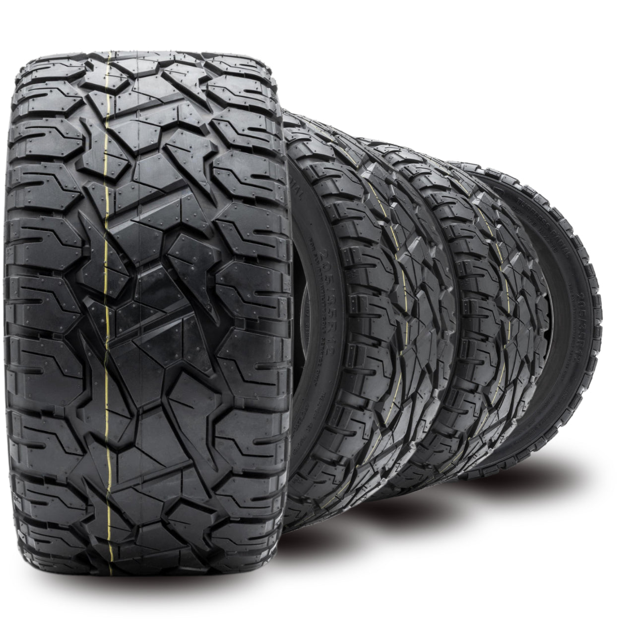 XCOMP Gladiator Street Tires 205/35R12 - Set of 4