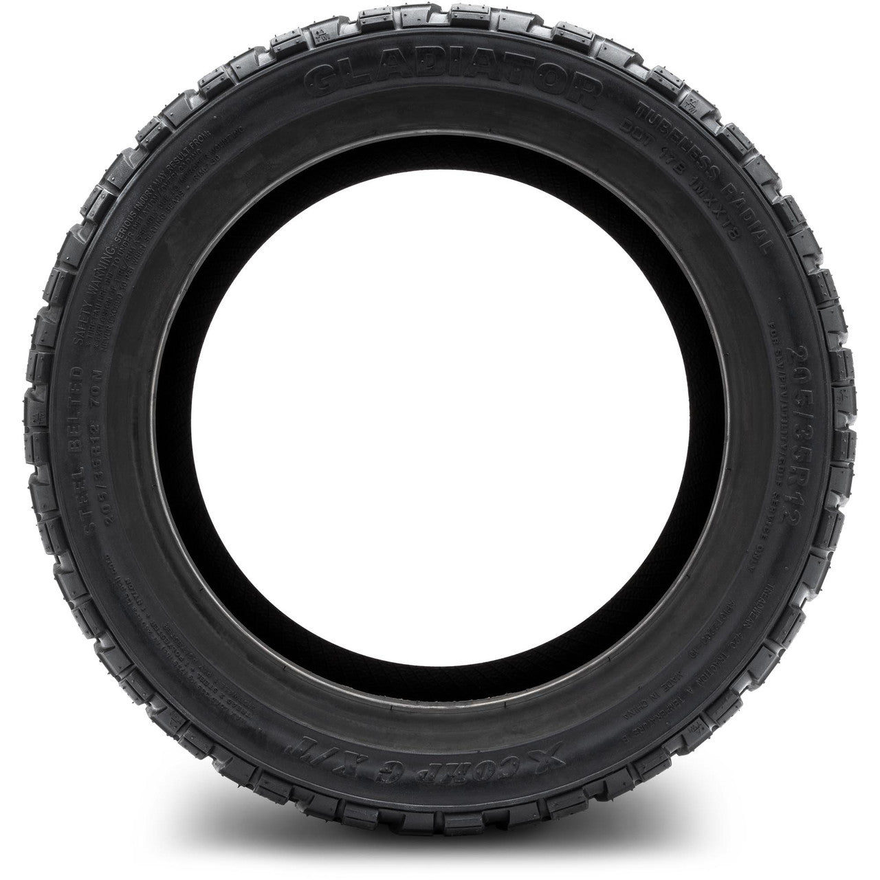 XCOMP Gladiator Street Tires 205/35R12 - Set of 4