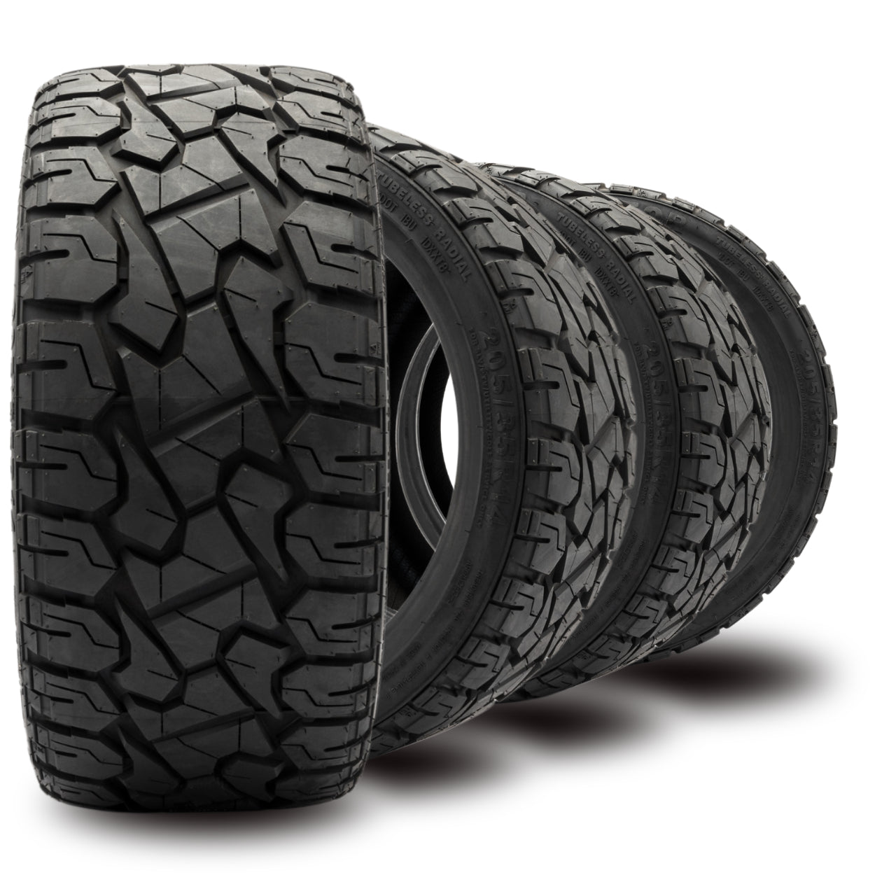 XCOMP Gladiator Steel Belted 205/35-14 - Set of 4