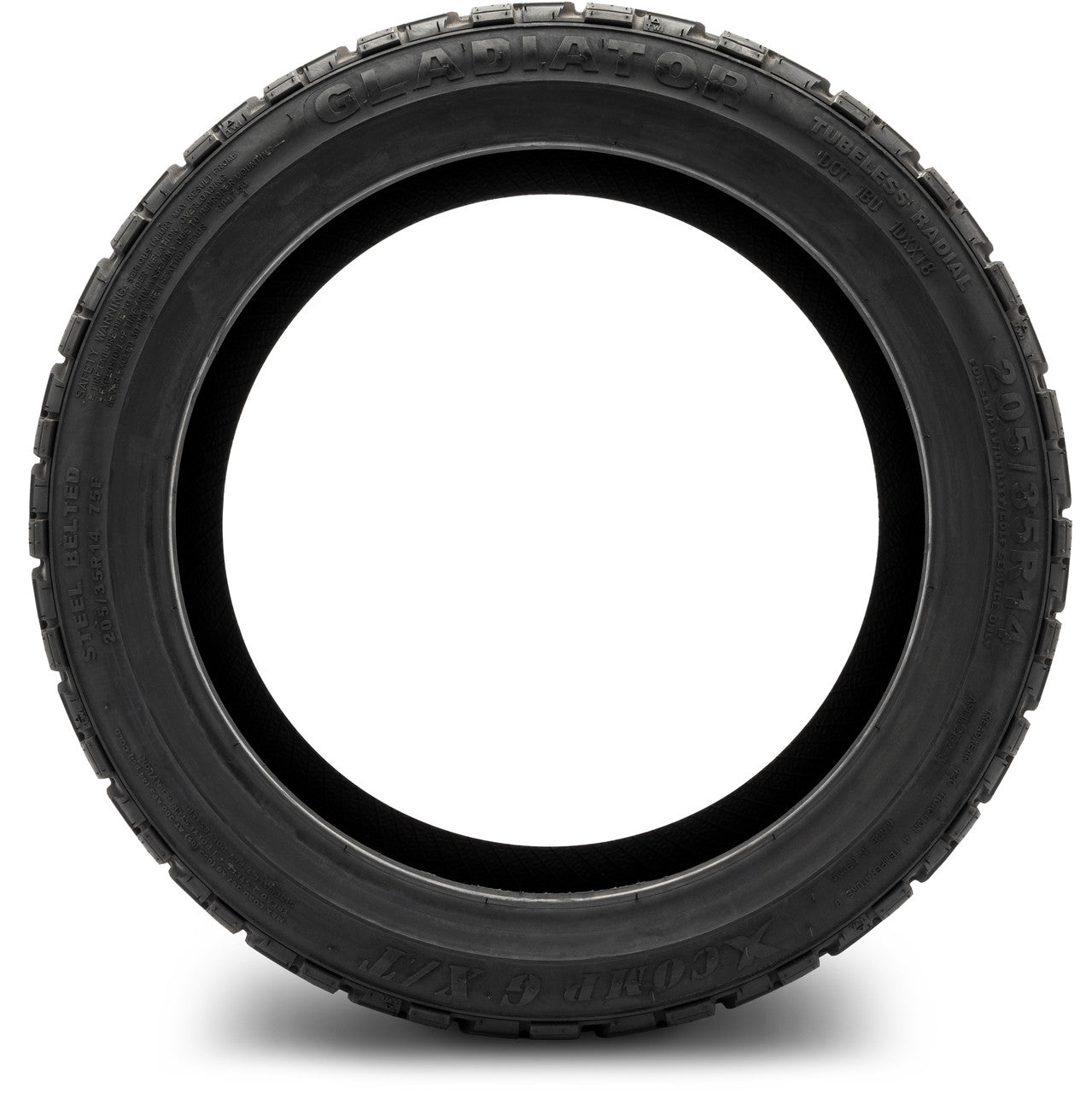 XCOMP Gladiator Steel Belted 205/35-14 - Set of 4