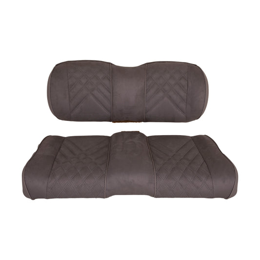 Premium RedDot® Pewter Suede Front Seat Assemblies for EZGO RXV