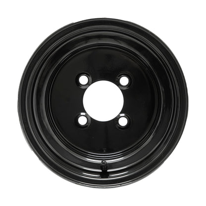 10x6 Black Steel Wheel (Centered)