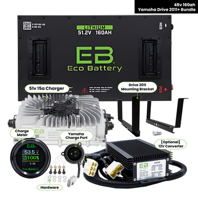 Yamaha Drive 2011+ -  Eco Battery 48V 160AH Bundle