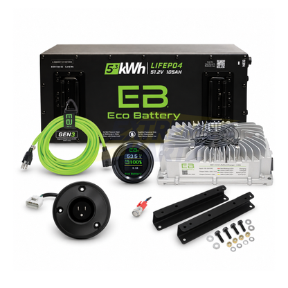 Eco Battery 48V 105Ah Skinny Bundle - Select your Cart