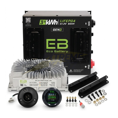 Eco Battery 48V 60Ah Lithium Bundle Kit