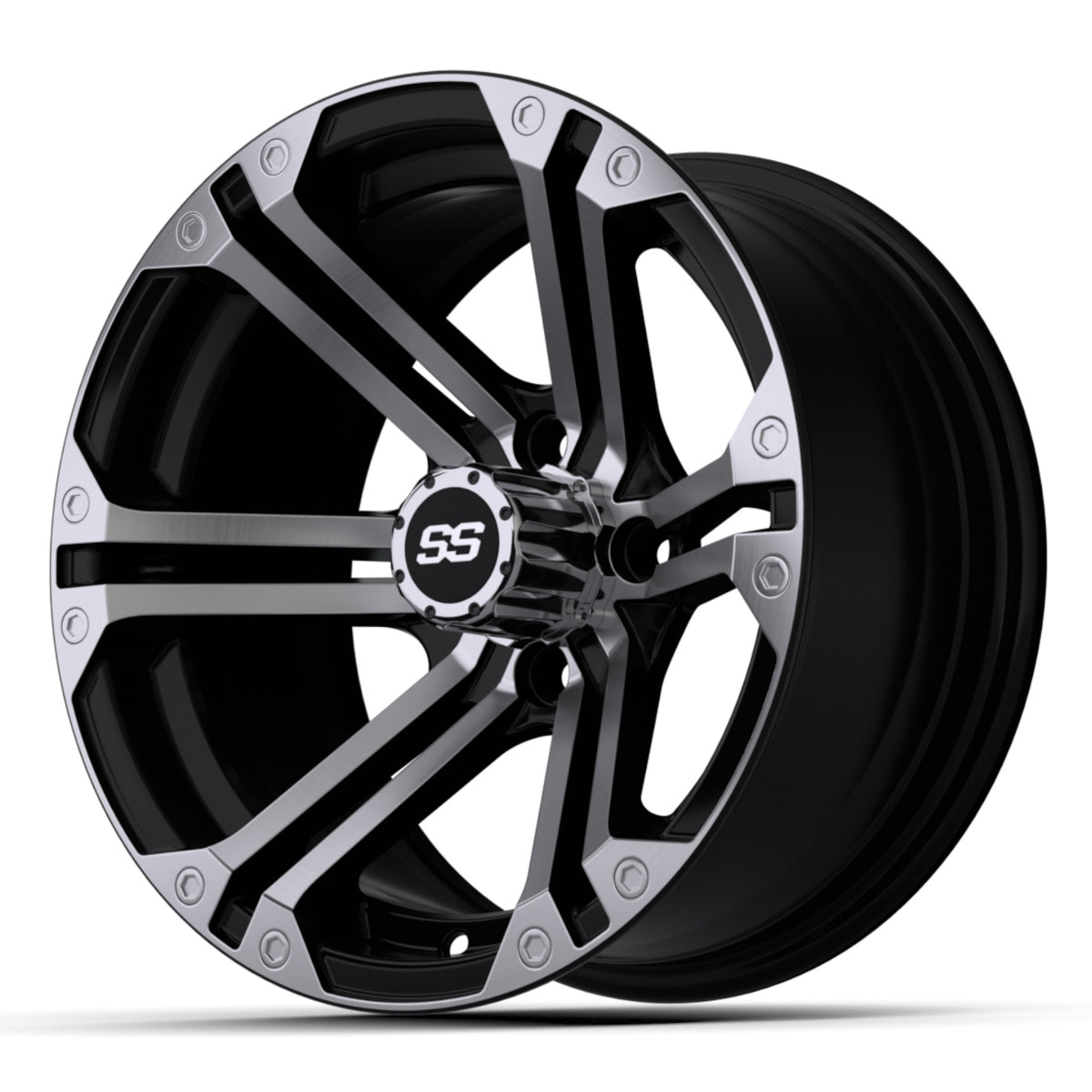 GTW Specter 14x7 Machined Black Wheel