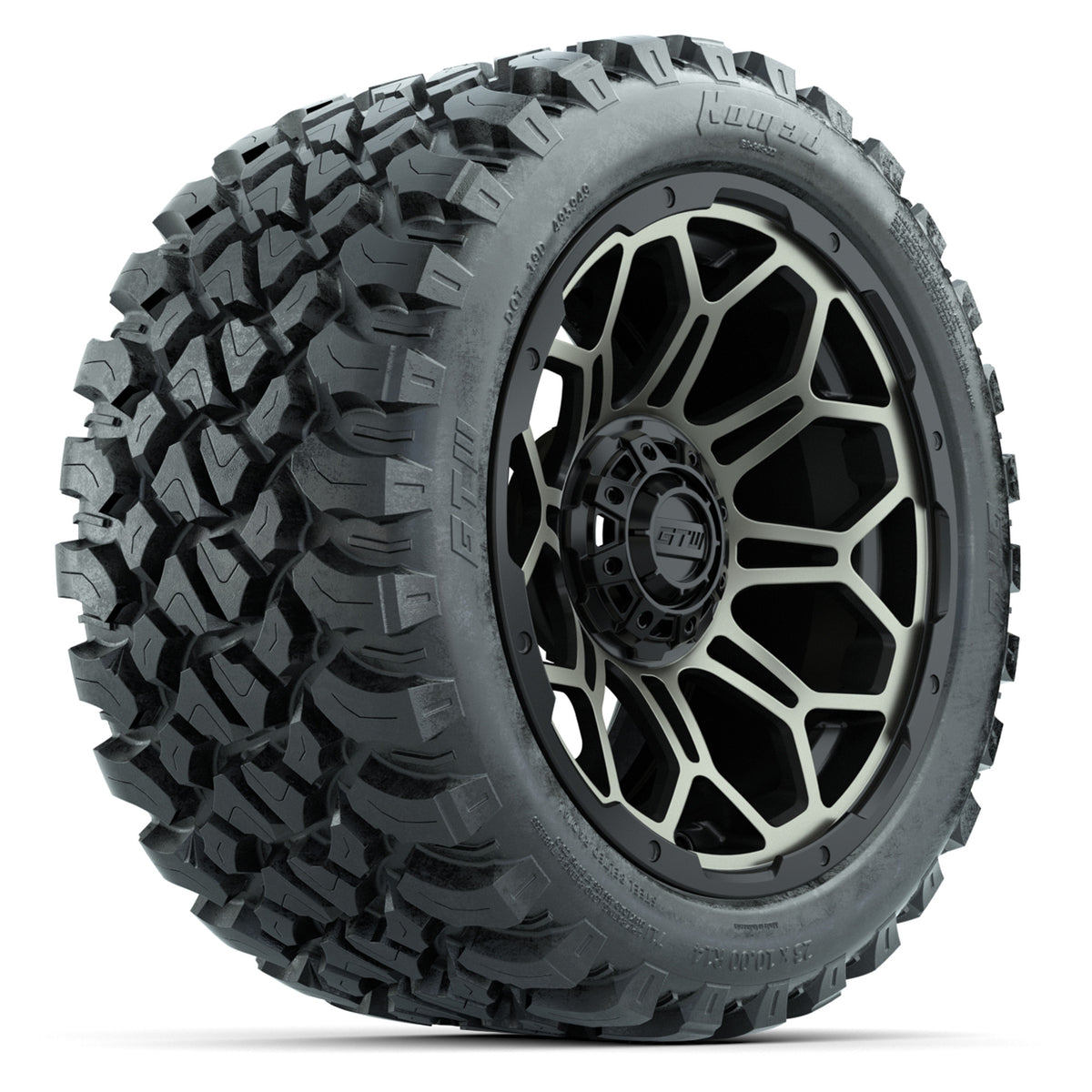 14" GTW Bravo Wheels and 23x10-14 Nomad All-Terrain Tires