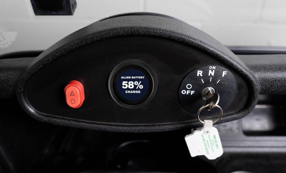 Optional Real-time, dash mounted State of Charge meter