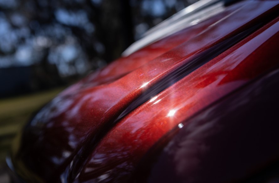 Carmine Red Metallic shine