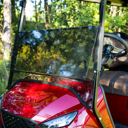 EZGO TXT Folding Clear 1/4” Windshield for Storm Body Kits with 3/4” Struts
