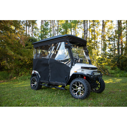 RedDot 4 Passenger Denago Rover XL 3-Sided Track Style Enclosure & Valance - Black