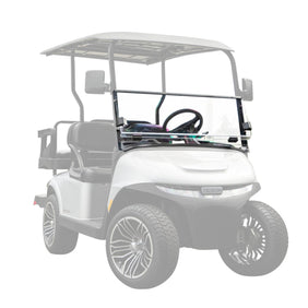 RedDot EZGO RXV Clear Folding 3/16" Windshield (Years 2024-Up)