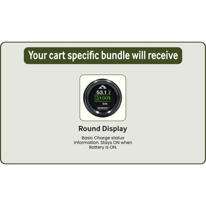 Bedrock Battery Round Charge Meter