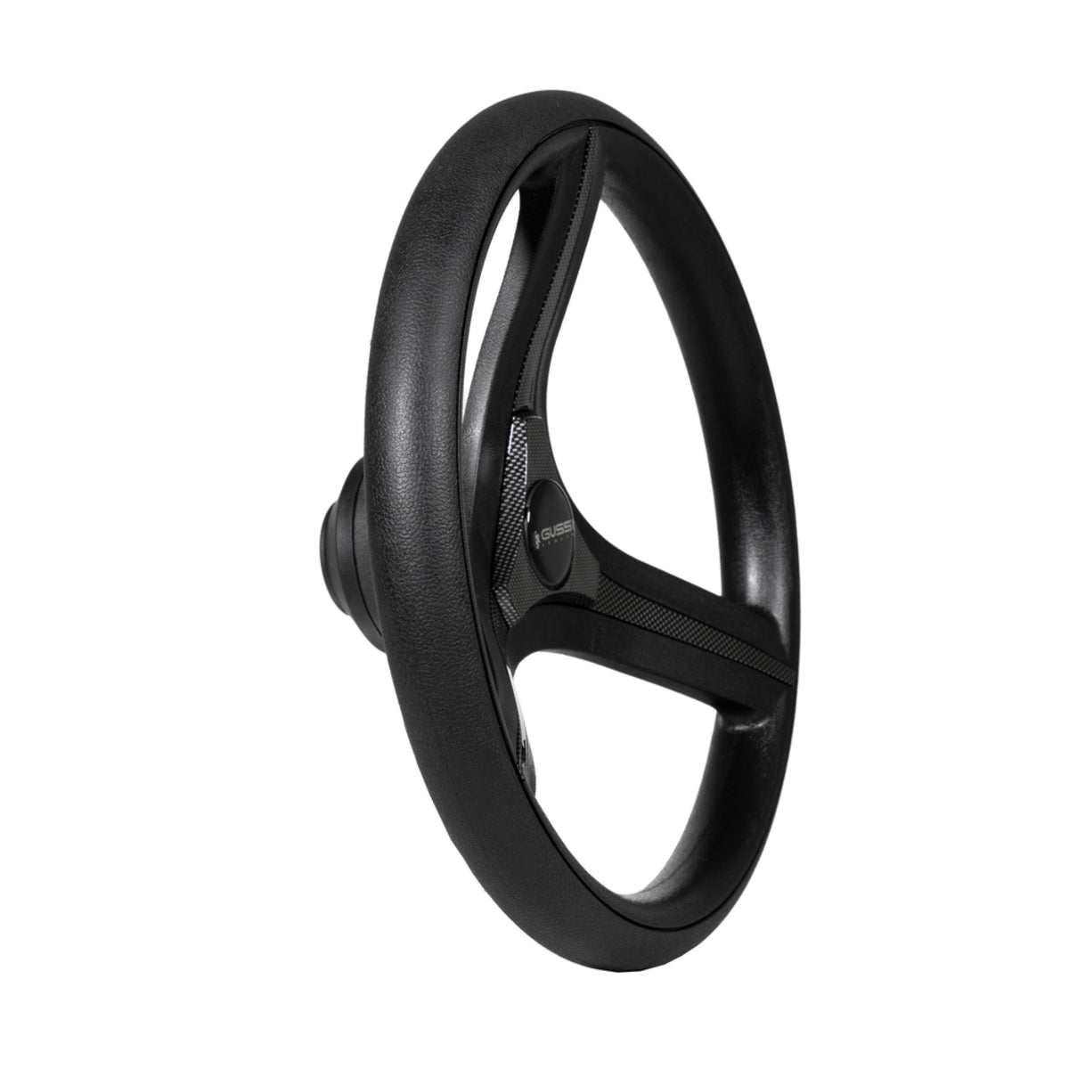 Gussi Italia® Brenta Black/Carbon Fiber Steering Wheel for E-Z-GO