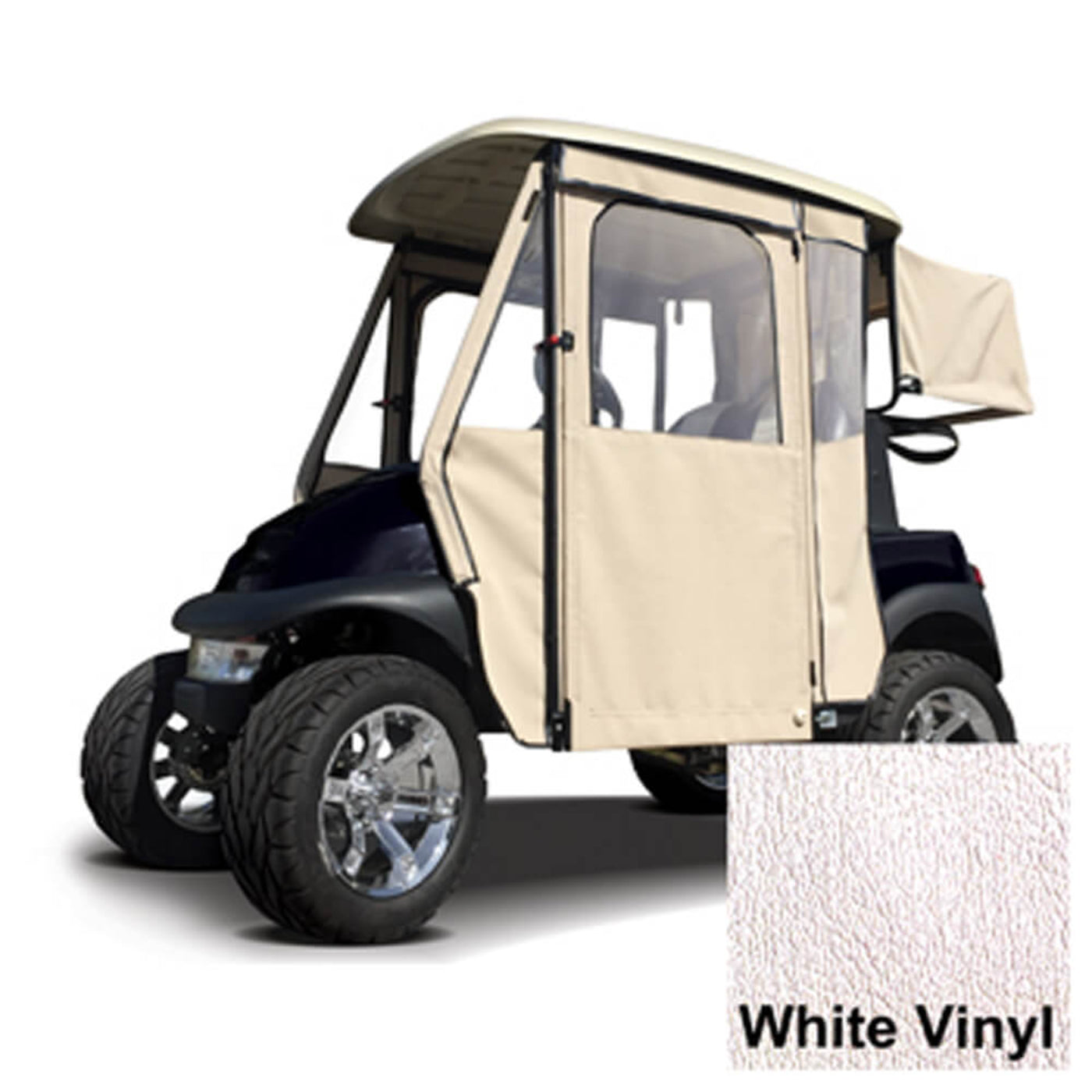 Door Max Vinyl Enclosure for E-Z-GO RXV – White